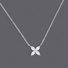 Four Stones Clover Necklaces