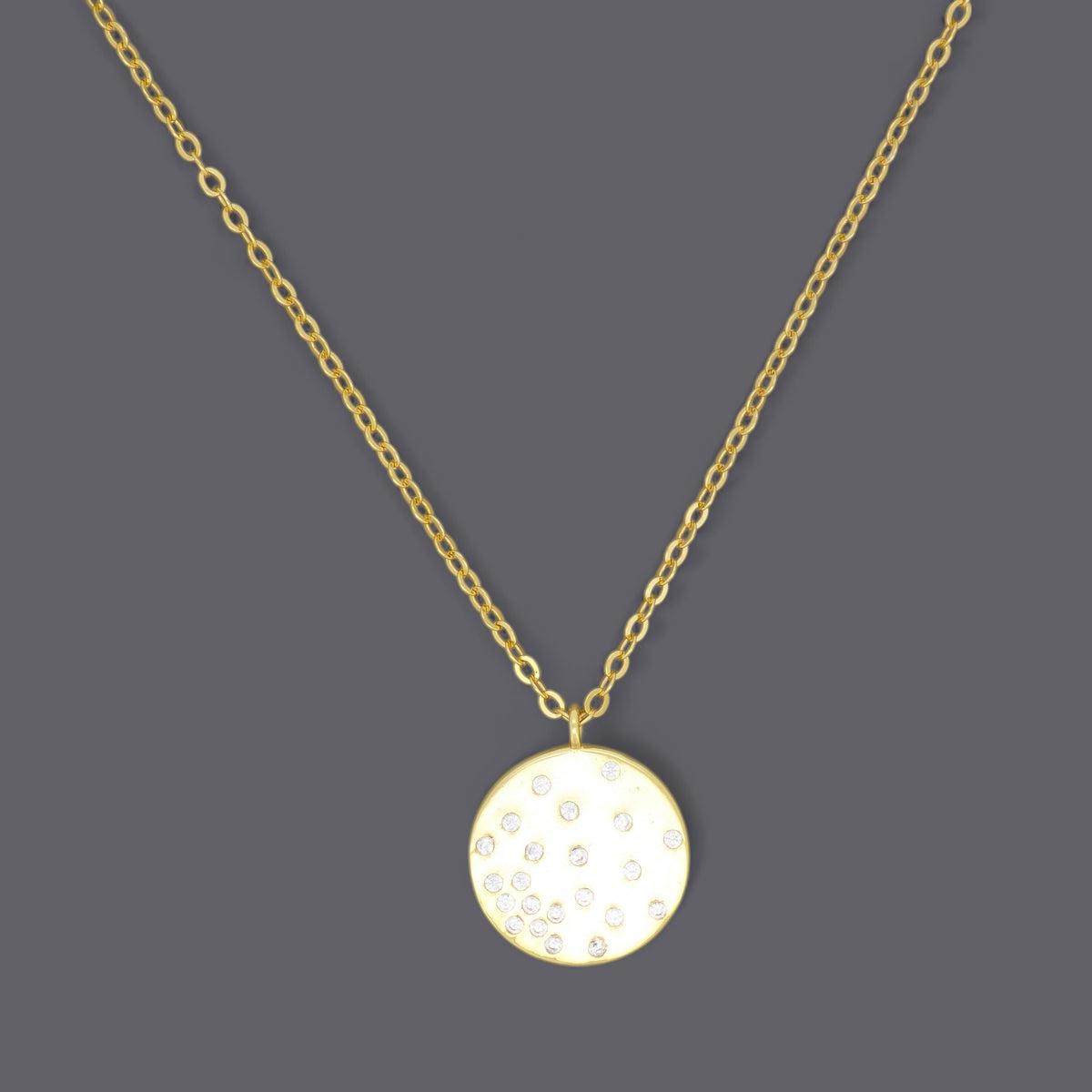 Galaxy Disc Necklaces