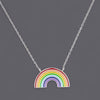 Rainbow Enamel Necklaces