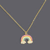 Rainbow Necklaces Cz