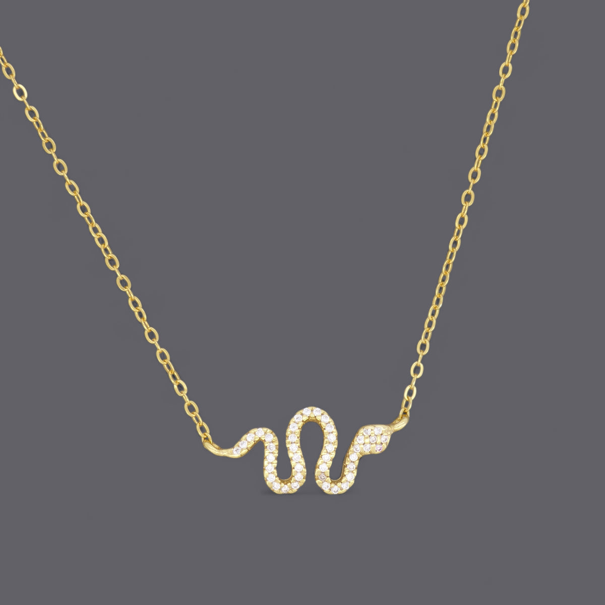 Snake CZ Necklaces