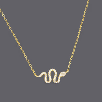 Snake CZ Necklaces