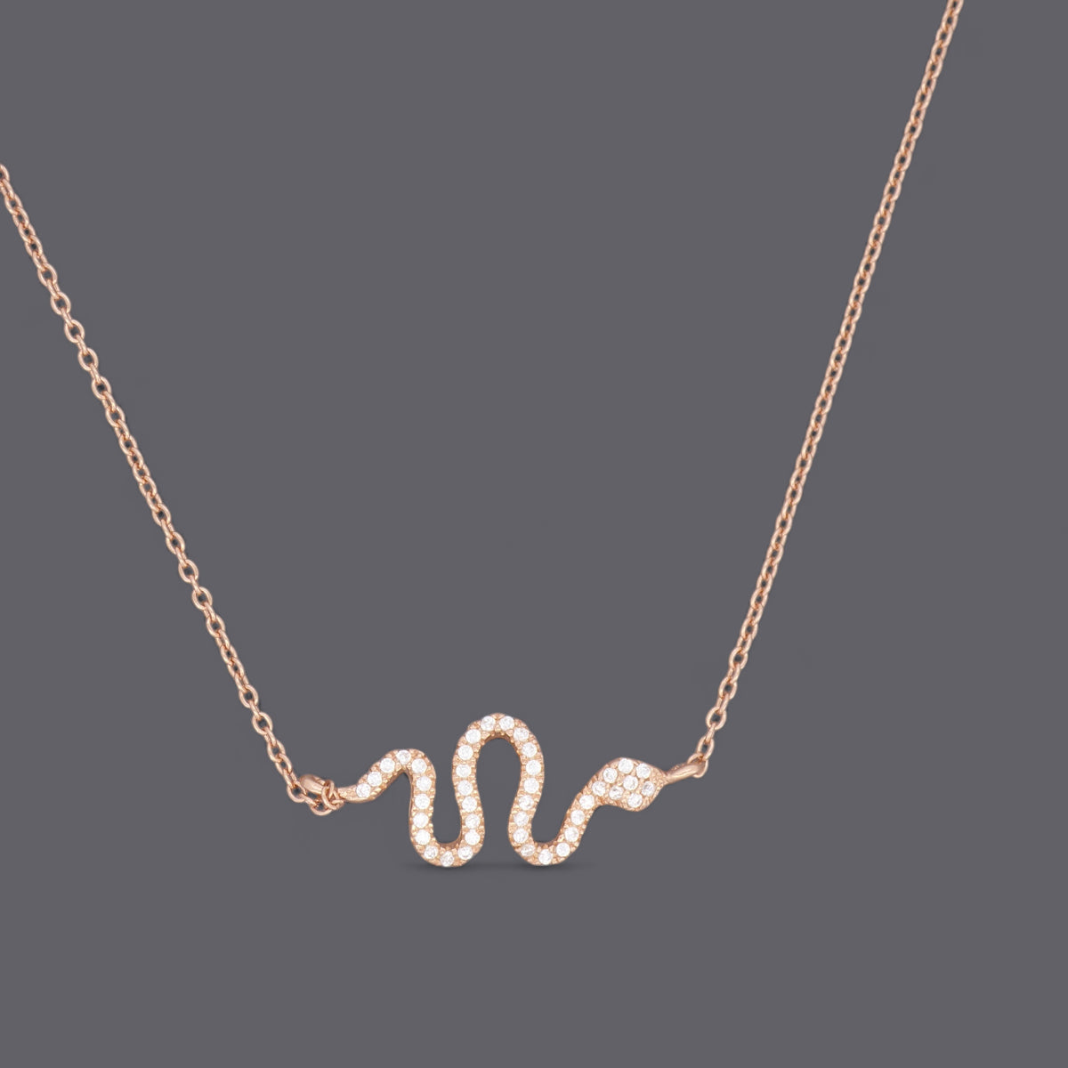 Snake CZ Necklaces