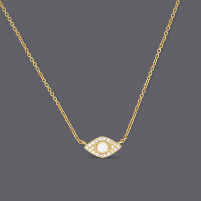 White Eye Necklaces