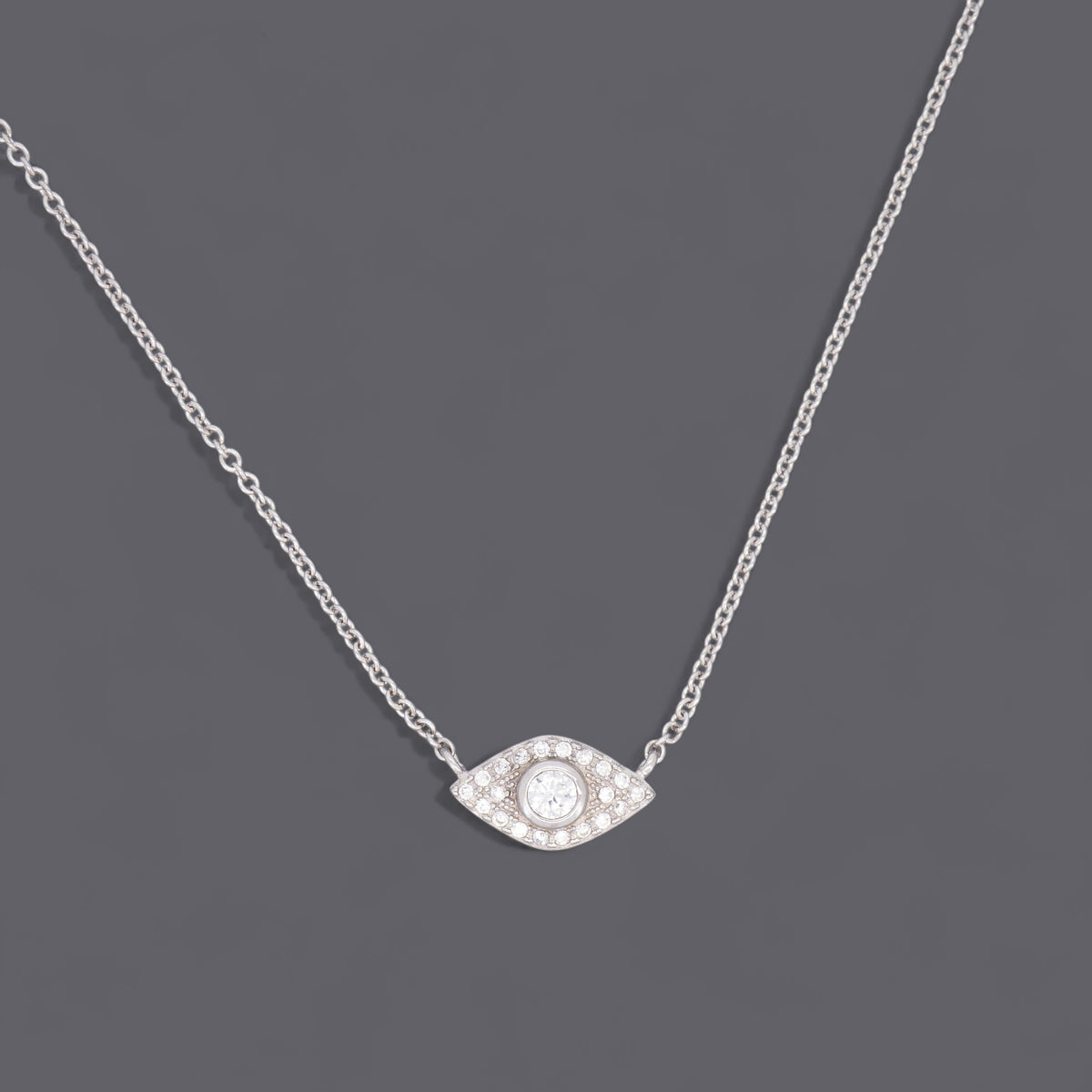 White Eye Necklaces