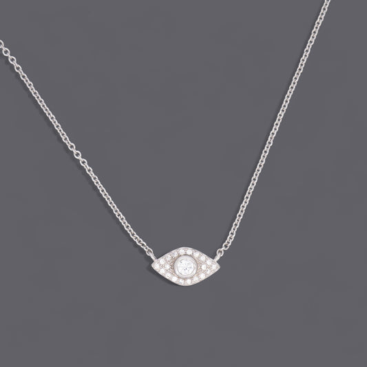 White Eye Necklaces
