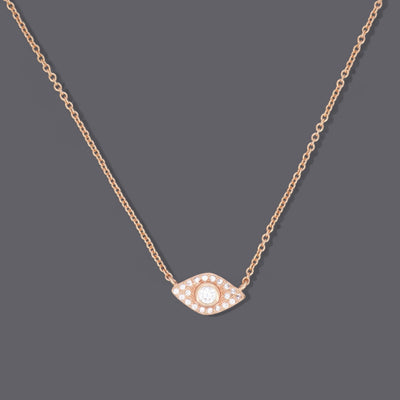White Eye Necklaces