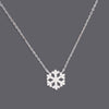 Snow Flake CZ Necklace
