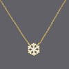 Snow Flake CZ Necklace
