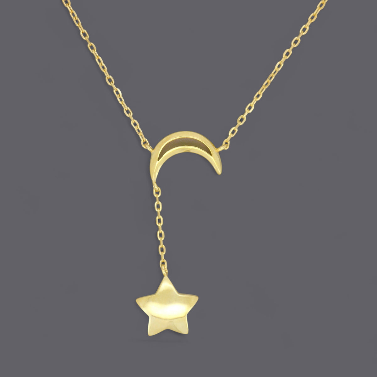 Moon Star Dangle Necklaces
