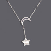 Moon Star Dangle Necklaces