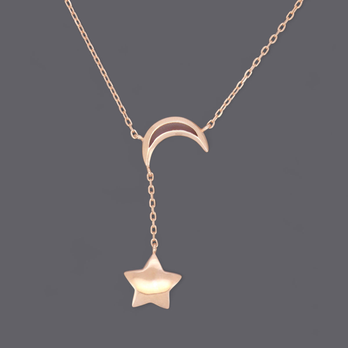 Moon Star Dangle Necklaces
