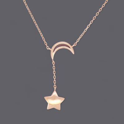 Moon Star Dangle Necklaces