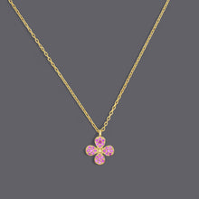 Pink Flower Necklaces