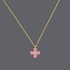 Pink Flower Necklaces