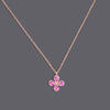 Pink Flower Necklaces