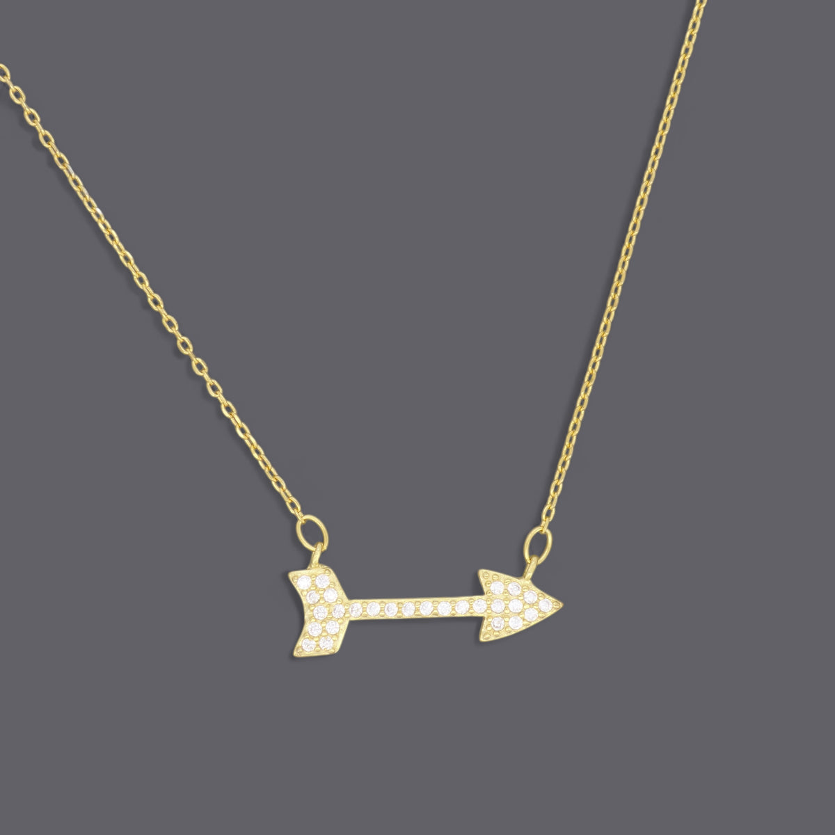 Arrow CZ Necklaces