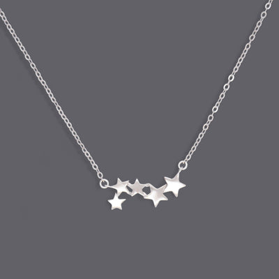 Plain Five Stars Necklaces