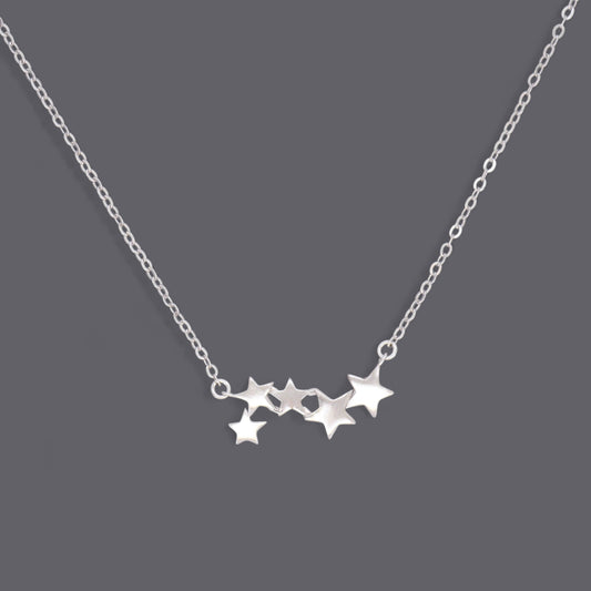 Plain Five Stars Necklaces