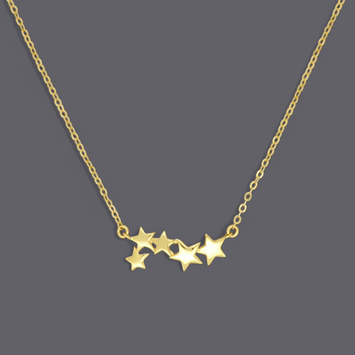 Plain Five Stars Necklaces
