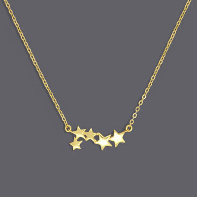 Plain Five Stars Necklaces