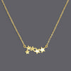 Plain Five Stars Necklaces