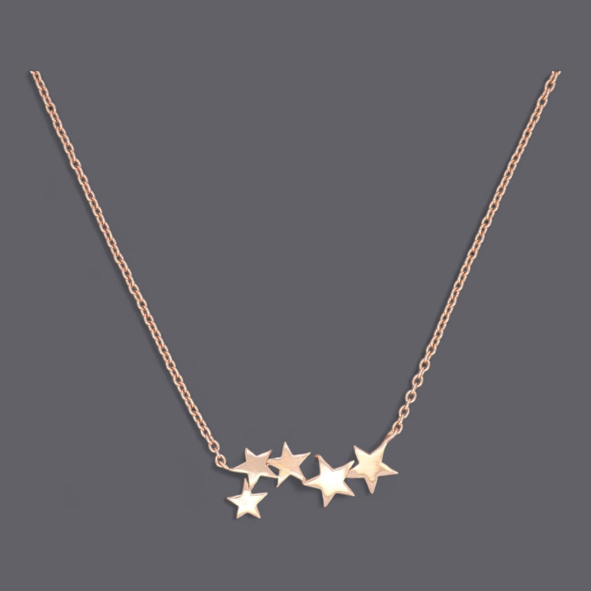 Plain Five Stars Necklaces
