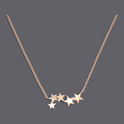 Plain Five Stars Necklaces