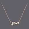 Plain Five Stars Necklaces