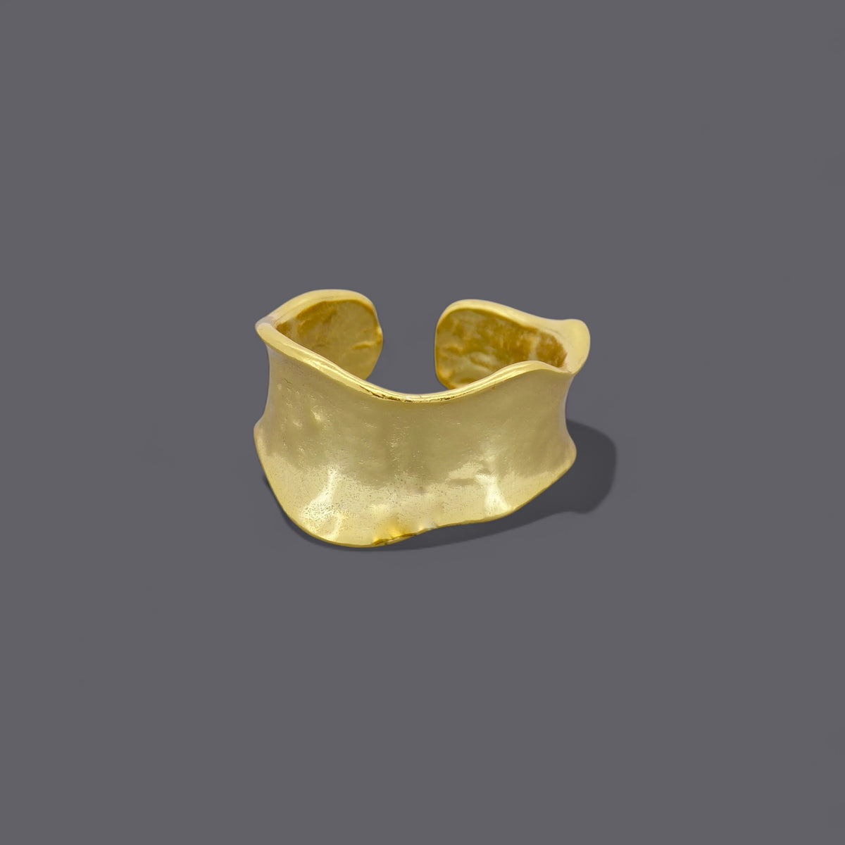 Adjustable Irregular Signet Rings