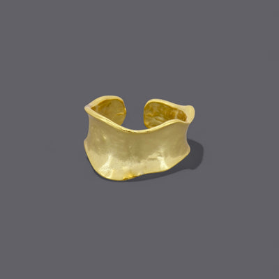 Adjustable Irregular Signet Rings