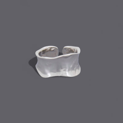 Adjustable Irregular Signet Rings