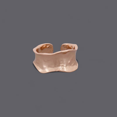 Adjustable Irregular Signet Rings
