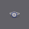 Large Evil Eye Cz Rings