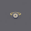 Large Evil Eye Cz Rings