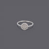 Disc Cz Band Ring