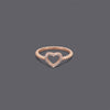 Heart Ball Band Rings