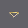 V Shape Cz Rings