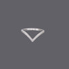 V Shape Cz Rings