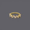 Ten Stone Engagement Ring
