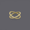 X Cross CZ Rings