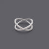 X Cross CZ Rings