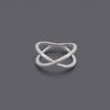 Plain X Cross Rings