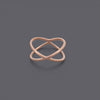 Plain X Cross Rings