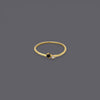 Double Stone Thin Rings