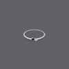 Double Stone Thin Rings