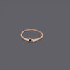 Double Stone Thin Rings
