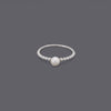 Single Pearl Ball Rings