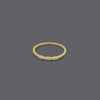 Thin Half Eternity Stacking Rings