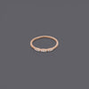 Thin Half Eternity Stacking Rings